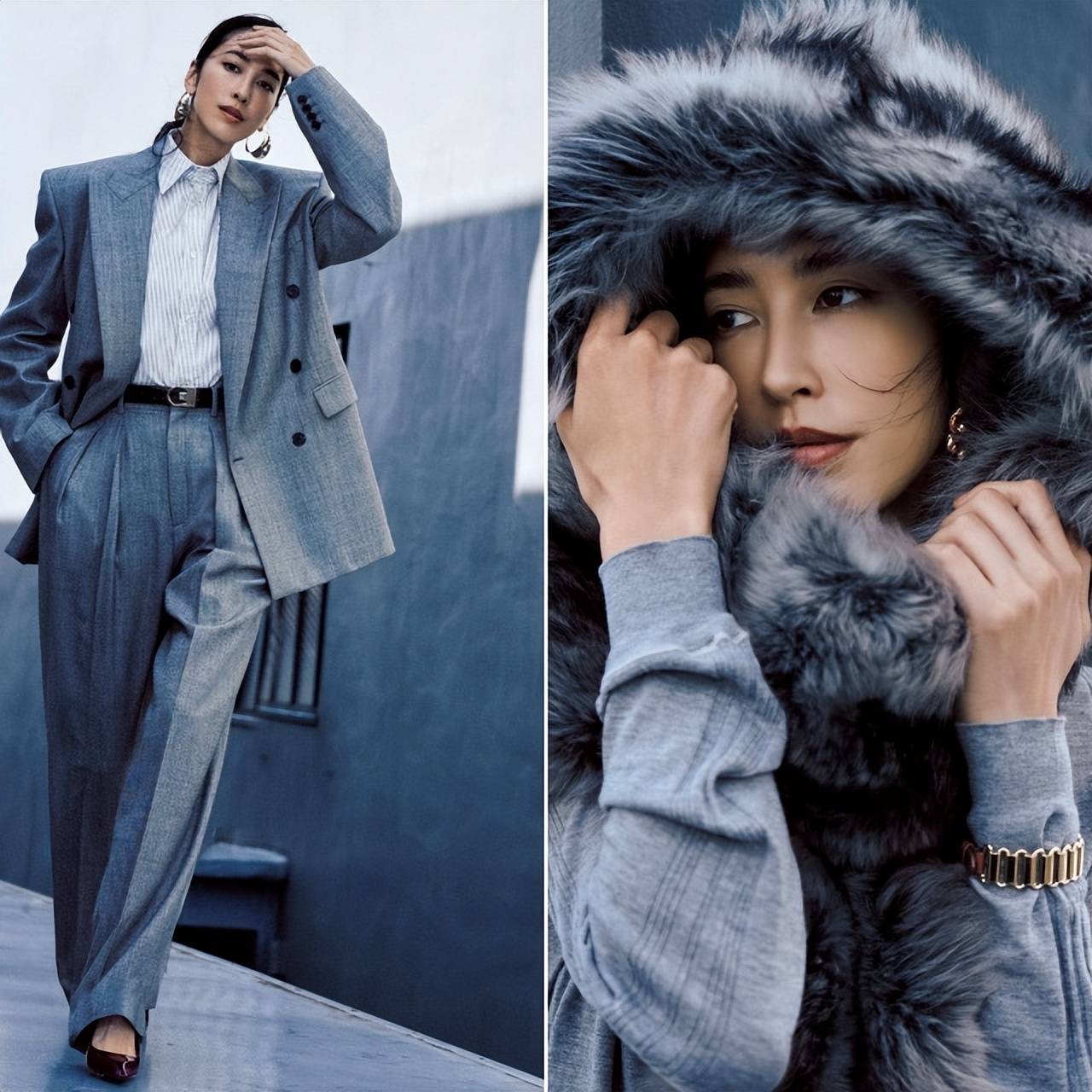 要学会用珠宝50+女性尤其不可忽略开元ky棋牌灰色穿搭的高级感秘诀：(图5)